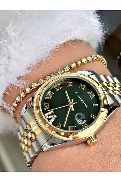 Navimarine Silver Color Steel Strap Women's Wristwatch Bracelet Gift