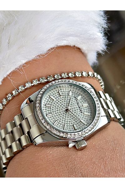 Navimarine Gold Color Steel Cord Women's Wristwatch + Bracelet Gift