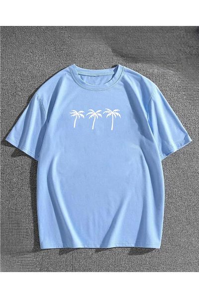khufu Trendy Oversize Tshirt με στάμπα με φοίνικα