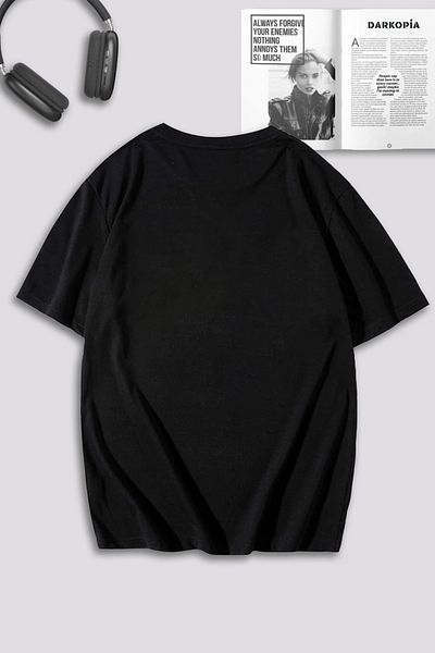 macklin Unisex Γυναικεία Ανδρικά Lilo and Angel Printed Lover Couple Combination Design Oversize Tshirt 2 τμχ