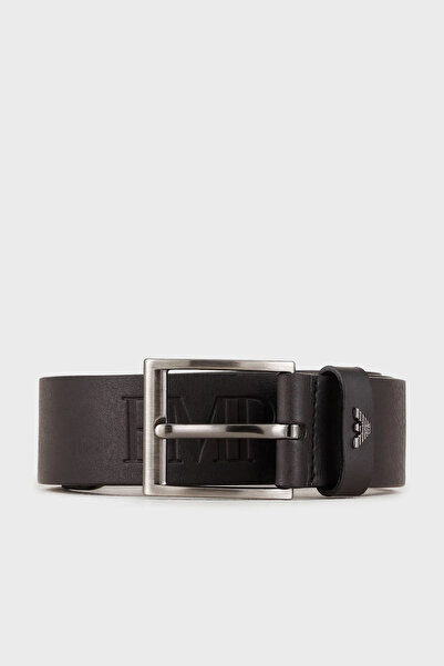 Emporio Armani Logo Leather Belt Men's BELT Y4S545 Y232J 80001