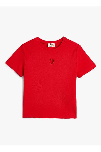 Koton Red Women's T-Shirt 4SKG10054AK