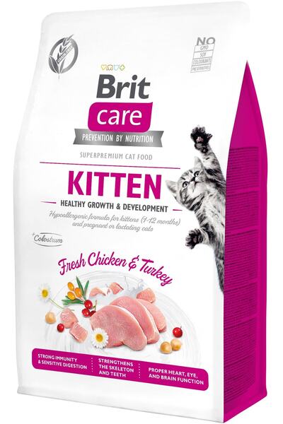 Brit Care Tahılsız Kitten 7kg Yavru Kedi Maması Kümes Hayvanlı Grain Free Fresh Chicken