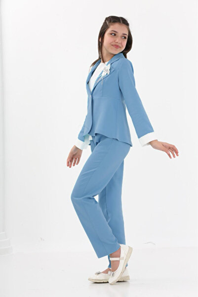 Asortik Kids Girl's Special Day Holiday 3-Piece Set Jacket-Pant-Blouse