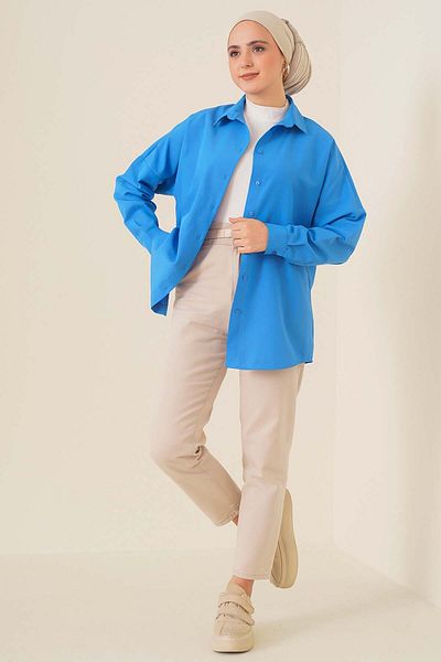 Bigdart 103901 Oversize Basic hidžábová košile - Saks