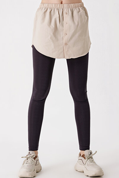 Bigdart 1888 Hanorac și cămașă sub fustă de pulover - crem