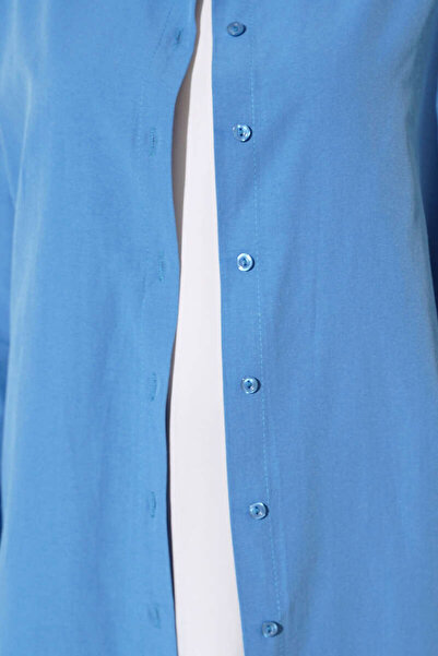 Bigdart 5845 Tesettür Tunik İndigo