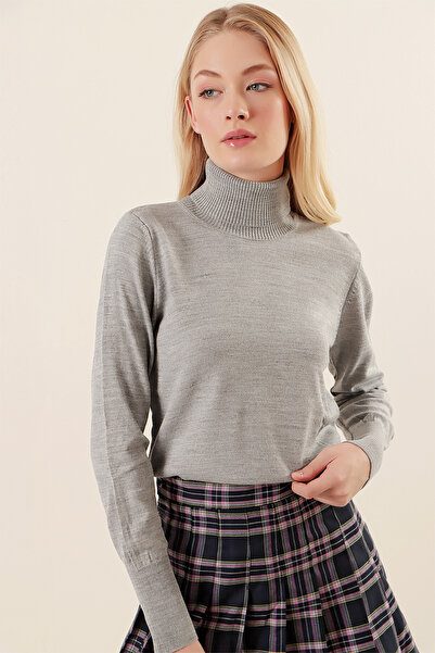 Bigdart 15747 Rollkragenpullover – Grau