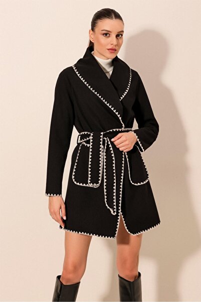 Bigdart Kabát s vyšívanou známkou 9130 - černý