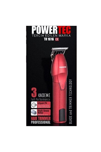 POWERTEC TR-1616 Sakal Tıraş Ense Çizim Makinası