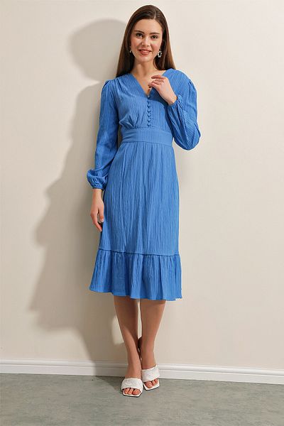 Bigdart 2371 Flounce Woven Dress - Saks