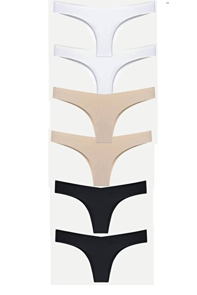 Papatya 6’lı Lazer Kesim Brezilyan Kalıp Külot