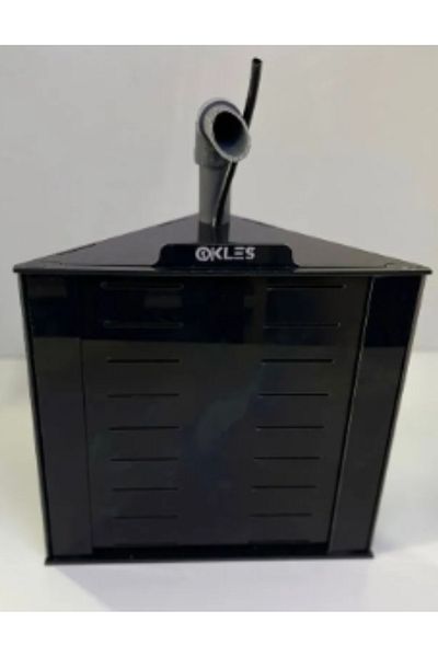 KLES Pipe Filter (SUMPLU) [black] [22x12x20h] [triangle] [l]
