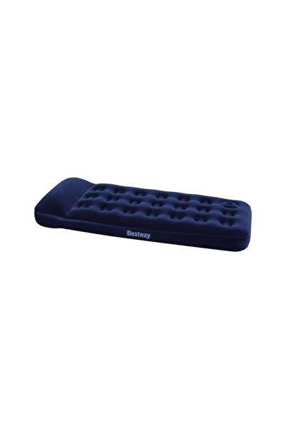 BESTWAY Pavillo Flocked Air Bed Tek Kişilik Kamp Yatağı Lacivert ( 1,85x76x28...