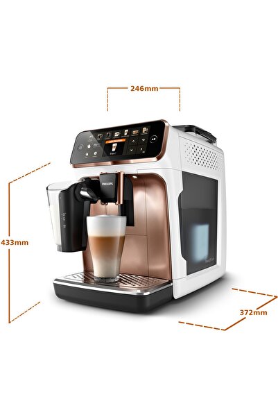 Philips Yeni SERİ 15 BAR  Lattego Tam Otomatik Kahve Ve Espresso Makinesi 1.8 L , 12 KAHVE