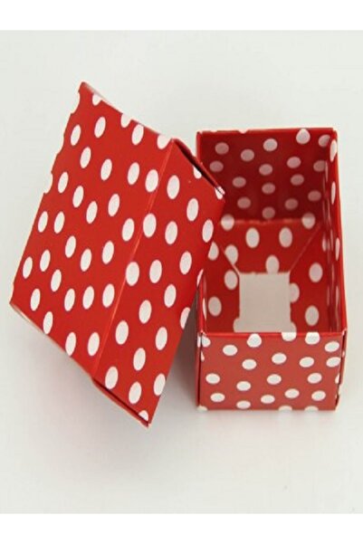 Kazanabil PUANTİYELİ MİNİ KARTON HEDİYE KUTUSU KIRMIZI (DEMONTE)