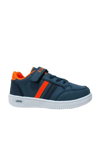 Kinetix Petrol Orange Velcro Lighted Children's Sneakers