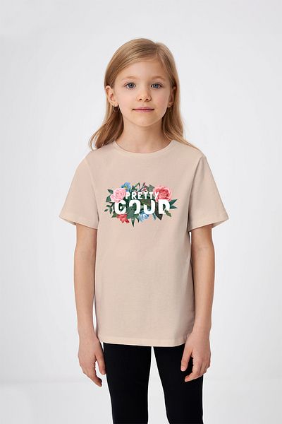 ADABEBEK Αρκετά καλό γράμμα Floral εμπριμέ μπλουζάκι