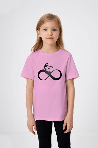 ADABEBEK Ατατούρκ Love Infinity εμπριμέ μπλουζάκι για κορίτσια