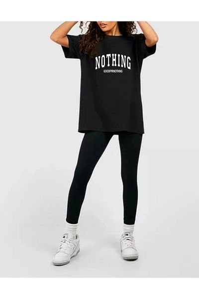 Pink Sky Μπλουζάκι Unisex Oversize Χωρίς στάμπα