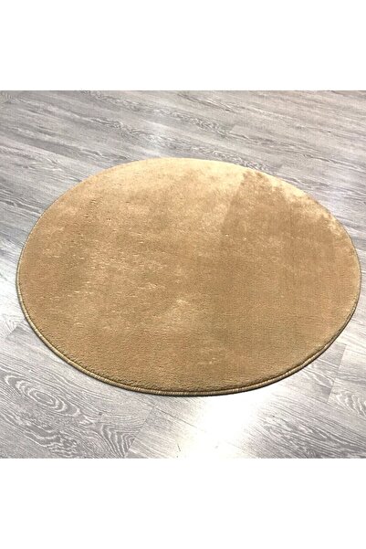 SERİA HALI Vizon Yuvarlak Dinarsu Yumuşak Peluş Post Yıkanabilir Kaymaz Taban...