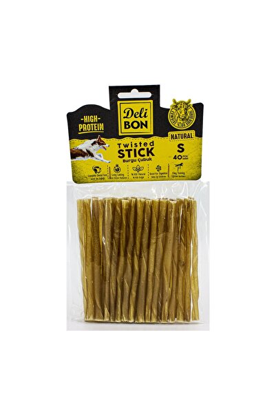 Delibon Burgu Çubuk İnce Boy 40’lı Paket Naturel