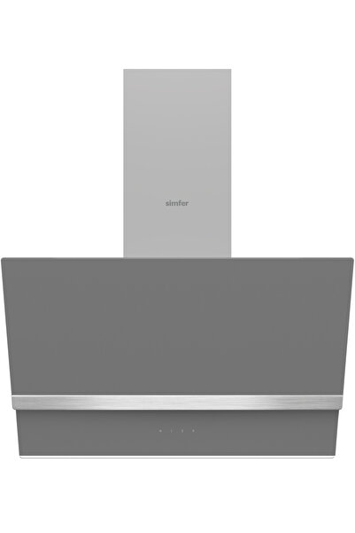 Simfer SD8740 60 Cm Premium Inox Dekorlu Gri Cam Davlumbaz