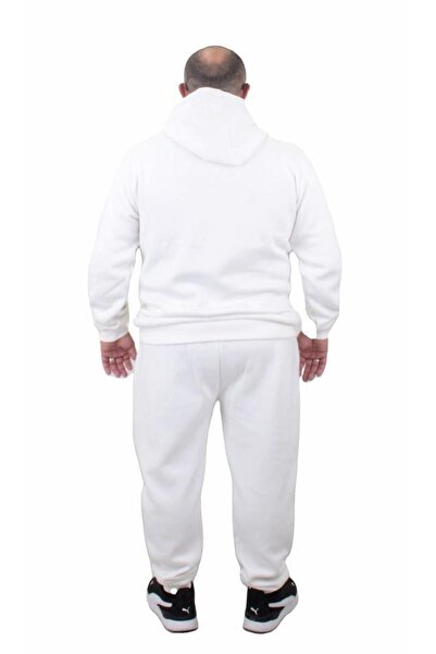 Starbattal Σετ αθλητικής φόρμας μεγάλου μεγέθους 3 κλωστών Basic Tk710 Ecru