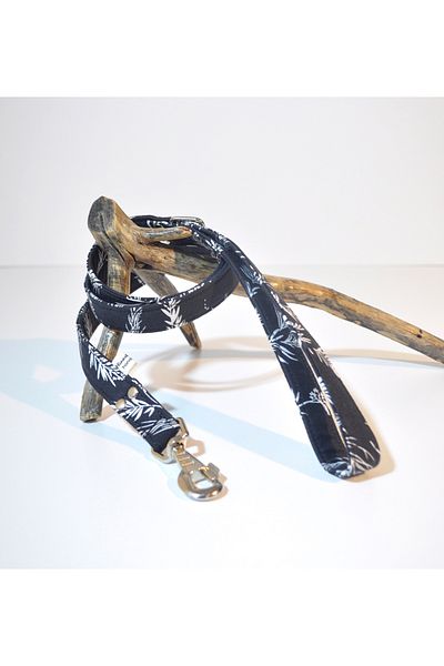 minart design Black and White Leaf Patterned Travel Rope