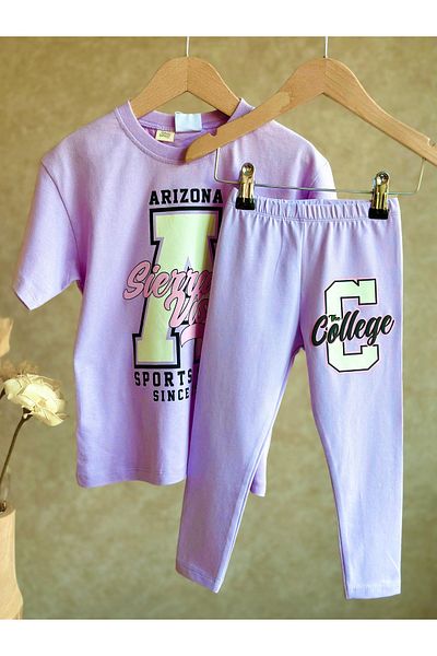 Daisy Dolly Girl's Cotton Tights Top and Bottom Set