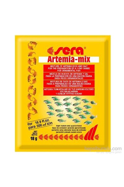 SERA Artemia Mix 18 Gr Balık Yemi