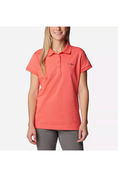 Columbia Lakeside Trail Solid Pique Polo Kadın T-shırt