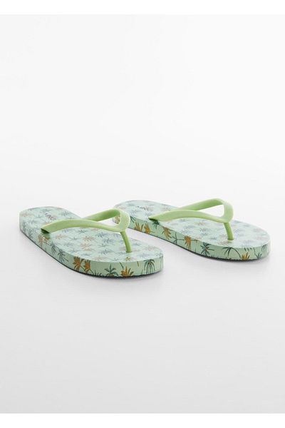 MANGO Kids Σαγιονάρες με μοτίβο Palm Tree