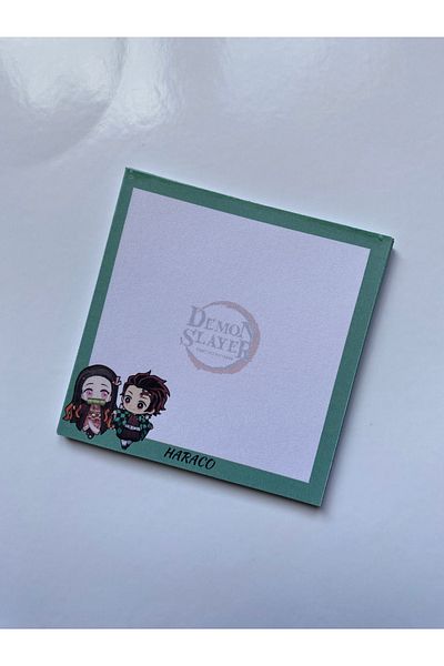 Hara Company Demon Slayer Anime Tanjiro And Nezuko 9x9 CmAnime Memopad