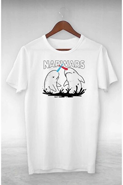 PERISENSE Tricou oversize, unisex, pentru bărbați, cu balenă cu coarne, impri...