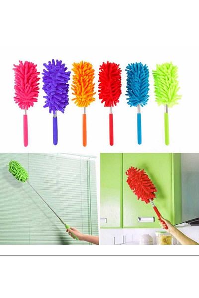 Dalian Home Practical Telescopic Microfiber Dust Collection Brush - Extendable Apparatus