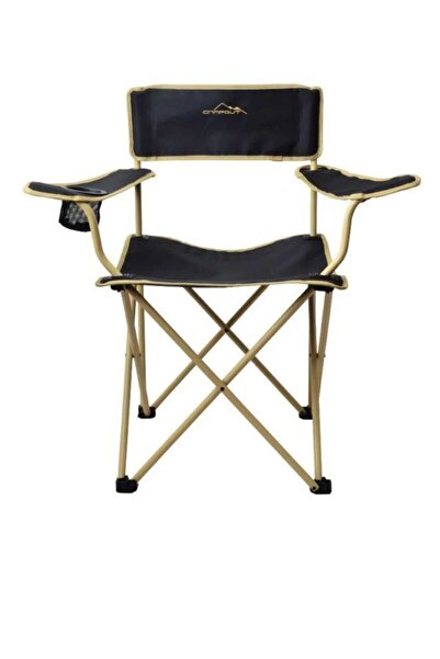 Kılıçaslan Camp Katlanır Lüx Mogan Bardaklıklı Piknik Balıkçı Kamp Sandalyesi...