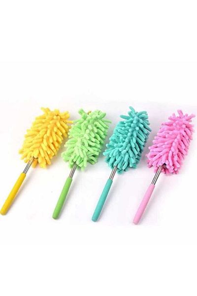 Dalian Home Practical Telescopic Microfiber Dust Collection Brush - Extendable Apparatus