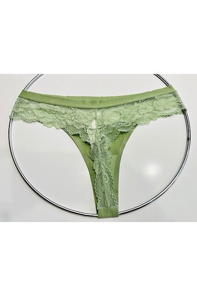 kayabaş F.K Laser Cut Lace Thong - 2801 Model