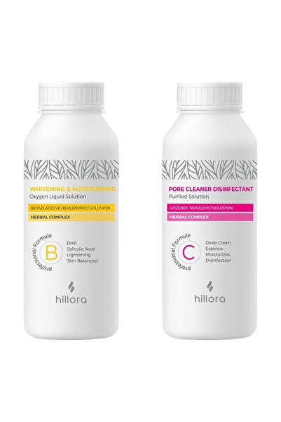 Hillora BHA + C Hydrafacial Solüsyonu 2'li Set