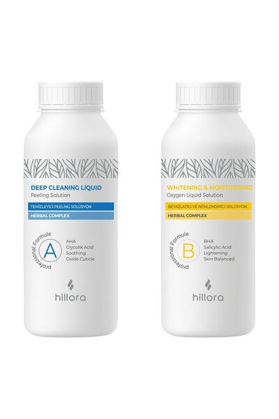 Hillora AHA + BHA Hydrafacial Solüsyonu 2'li Set