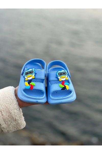 Bold Boutique Animale drăguțe Papuci de copii eleganti cu față deschisă, potriviti pentru utilizare zilnică, sandale, papuci pentru piscină de mare