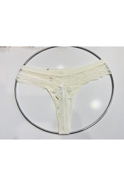 kayabaş Laser Cut Lace Thong - F.k 2801