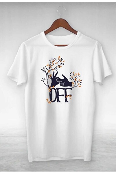 PERISENSE تي شيرت كبير الحجم مطبوع للرجال والنساء للجنسين