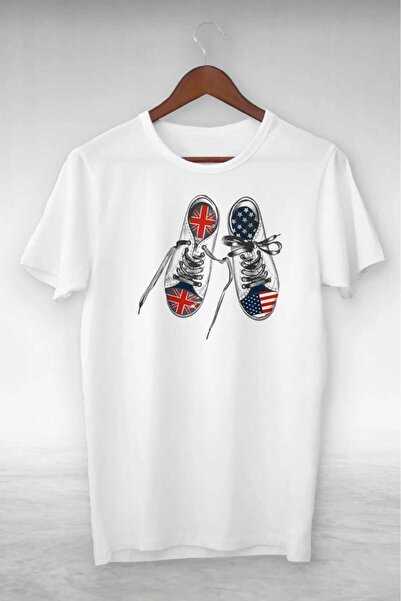 PERISENSE Tricou supradimensionat unisex femei bărbați Marea Britanie cu stea...