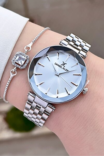 Daniel Klein Metalik Renk 2 Yıl Garantili Kadın Kol Saati ve Bileklik