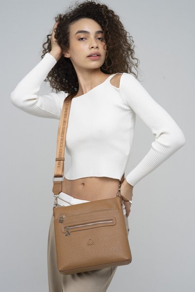 United Colors of Benetton - Crossbody Bag, Light Camel