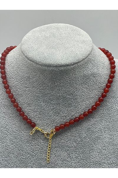 Hobimos Natural Agate Stone Necklace