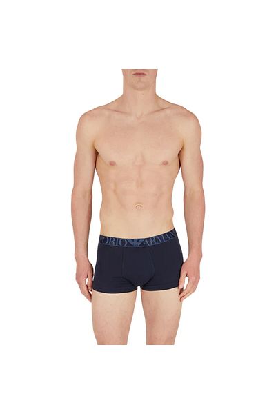Emporio Armani Boxer pentru bărbați din țesătură cu talie obișnuită, model plat, multicolor 111357   4R726-05837