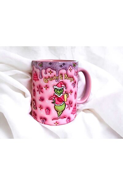mug shop كوب جرينش بتصميم عيد الميلاد - هدية السنة الجديدة كوب جرينش